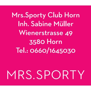 Logo MRS.SPORTY Club Horn